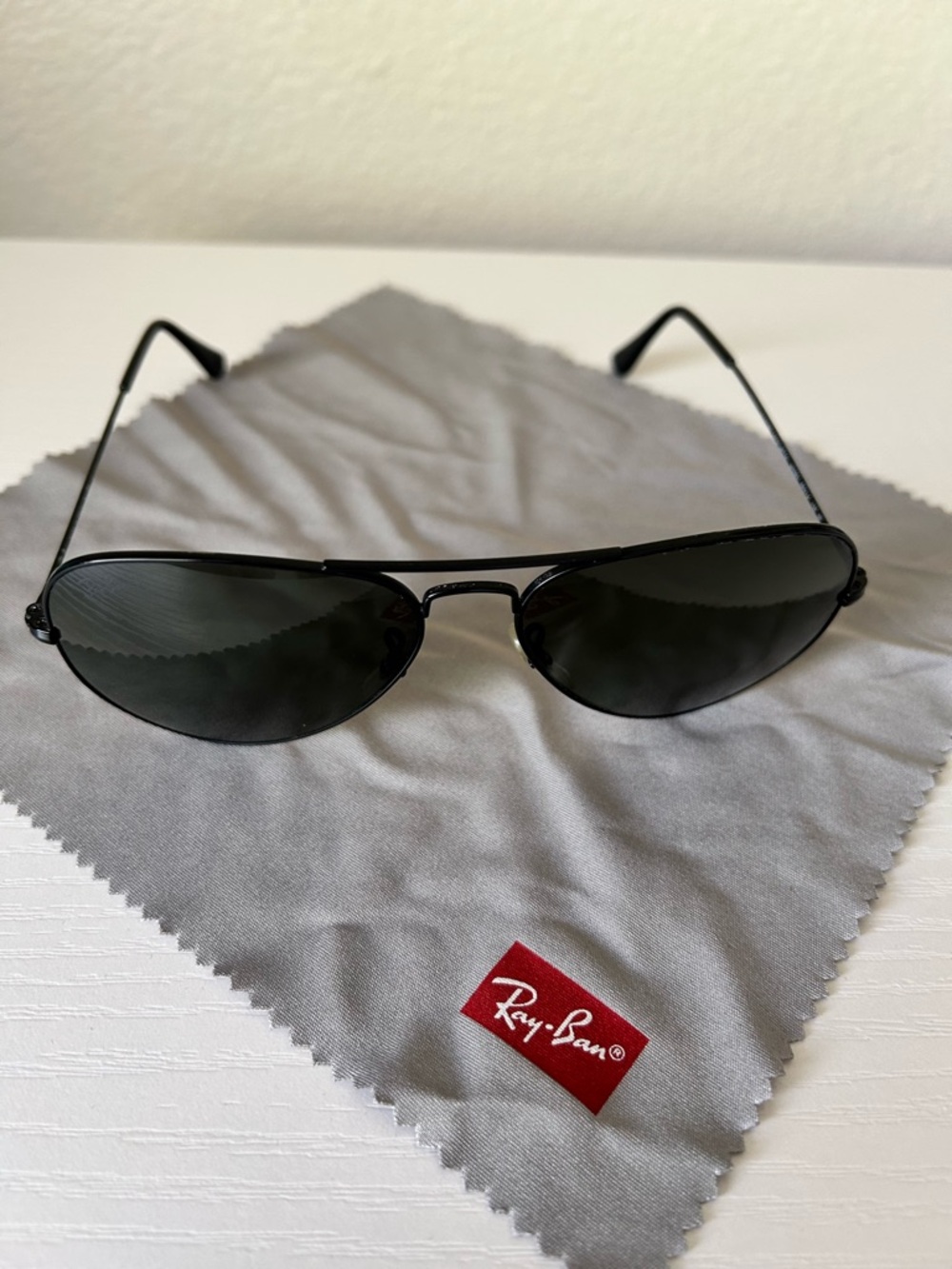 Ray-Ban Polarized Aviators Gunmetal
